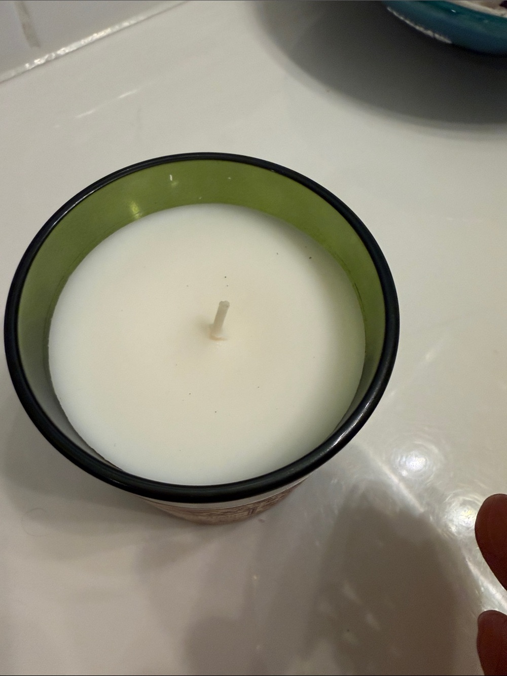 Autumn Nights Scented Candle - Green Jar - Picture 3 of 4